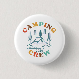 Custom Camping Crew 3 Cm Round Badge