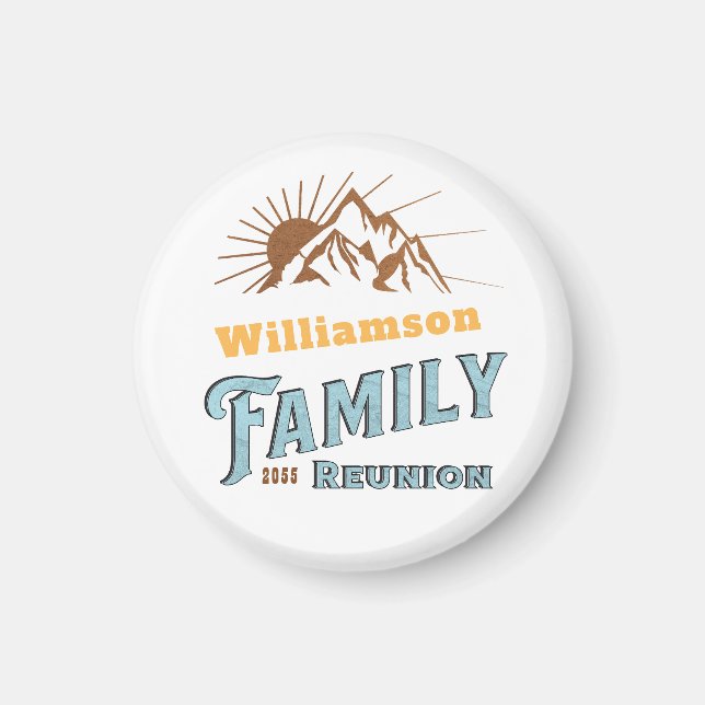 Custom Camping Family Vacation Matching  Magnet (Front)