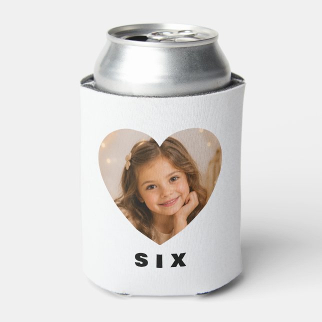Custom Can Cooler Girl Age 6 (Can Front)