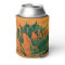 Custom Can Cooler - Sonoran Cactus in Orange