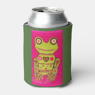 Custom Can Cooler with Hoppy Frog