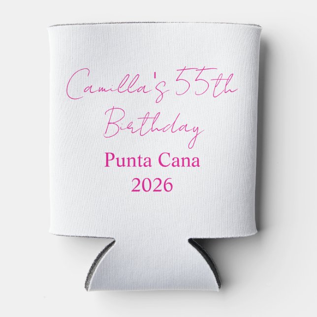 Custom Can Cooler with Photo & Text | Personalised (Front)