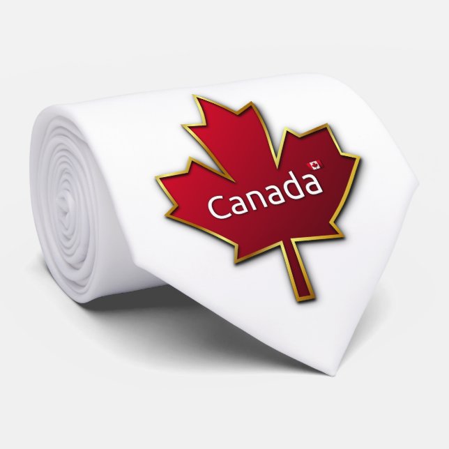 Custom Canada Day Tie (Rolled)
