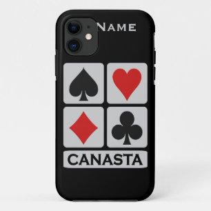 Custom Canasta Player iPhone 5 Case-Mate iPhone 11 Case