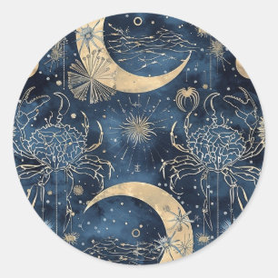 Custom Cancer Zodiac Sign Envelope Sticker