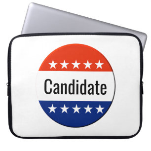 Custom Candidate Campaign 2022 Election Laptop Sleeve