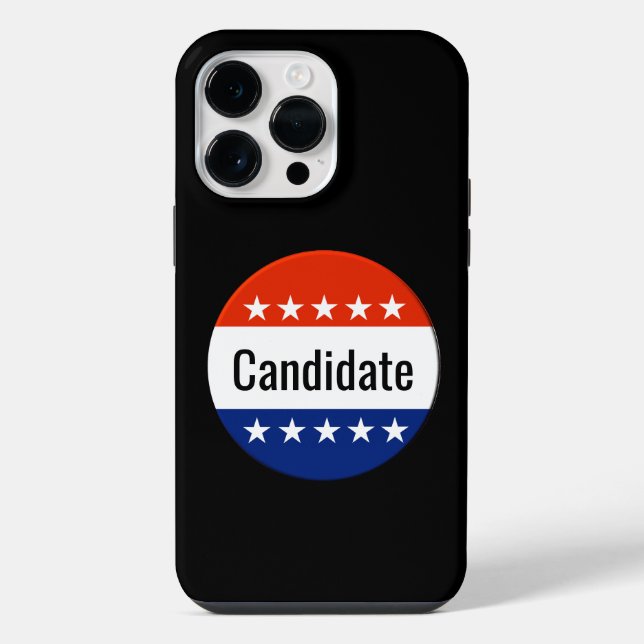 Custom Candidate Campaign 2024 Election iPhone Case (Back)