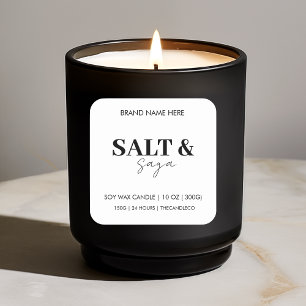 Custom Candle Label Sticker 