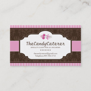CUSTOM Candy Caterer Business Card