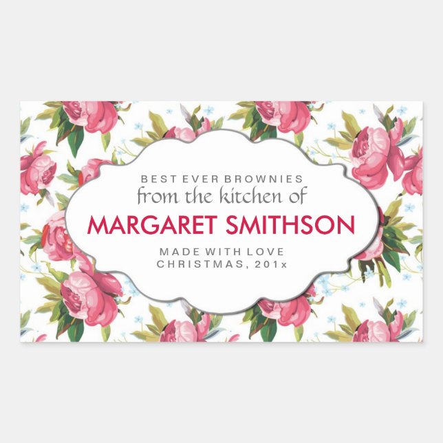 Custom Canning, Baking or Product Labels (Front)