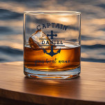 Custom Captain Boat Nautical Anchor<br><div class="desc">Raise a toast to the sea with our Custom Captain Boat Nautical Anchor Whiskey Glass. This elegant glass features a classic anchor design and customisable captain or boat name, adding a personal touch to your maritime collection. Crafted from premium glass, it’s perfect for enjoying your favourite whiskey while reminiscing about...</div>