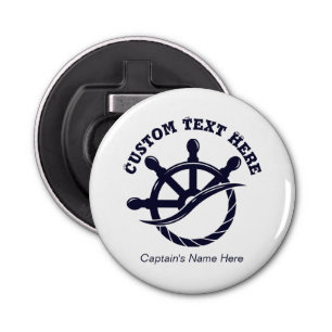 Custom Captain Boat Nautical Gift Bottle Opener