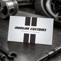 Custom Car Builder Racing Stripes Grey