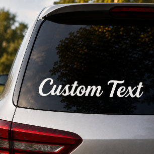 Custom Car Decal - Custom Text Sticker
