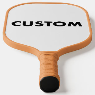 Custom Carbon Fiber Pickleball Paddle TAN Handle