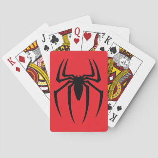 Custom card deck with spider design