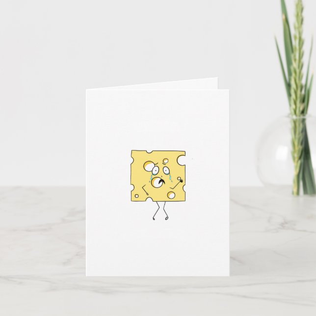 Custom Card, Gouda Cheese card, Fun  Card (Front)