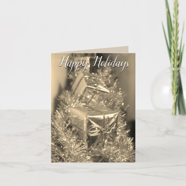 Custom Card Happy Holidays Card Nondenominational (Front)