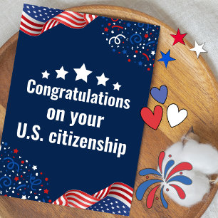 Custom Card to Celebrate Your New U.S. Citizenship
