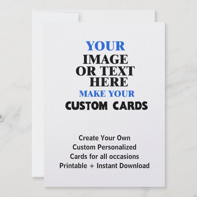 Custom Cards - Create Your Own All Occasions (Front)