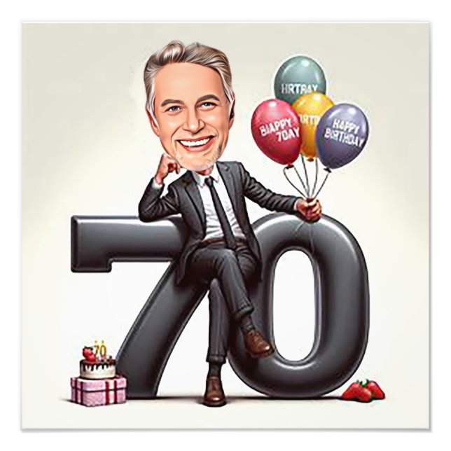 Custom caricature – Send your photo for designing (Front)