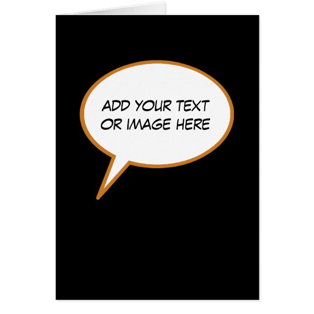 custom cartoon speech balloon (Front)