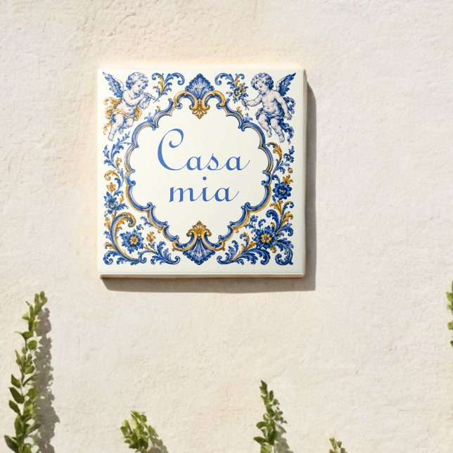 Custom Casa Mia Mediterranean Cherubs Tile (Creator Uploaded)