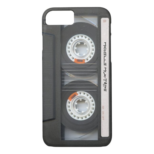 Custom Cassette Mixtape Case-Mate iPhone Case (Back)