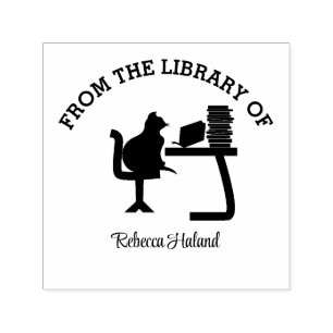 Custom CAT Book Stamp