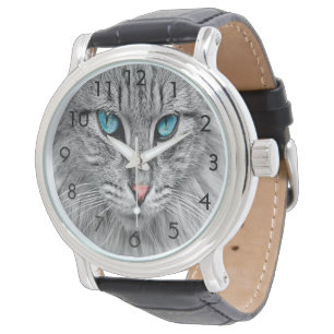 Custom cat dog pet photo watch
