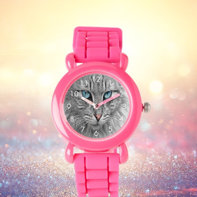 Custom cat kitty dog pet photo watch (Creator Uploaded)