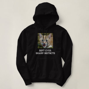 Custom Cat Lover Black White Quote Cute Pet Photo Hoodie