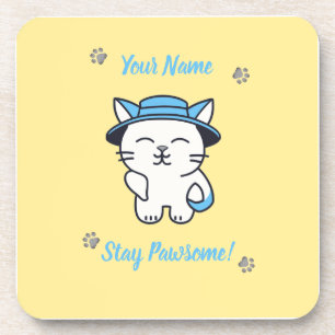 Custom Cat Lover Coaster - Cute & Personalised