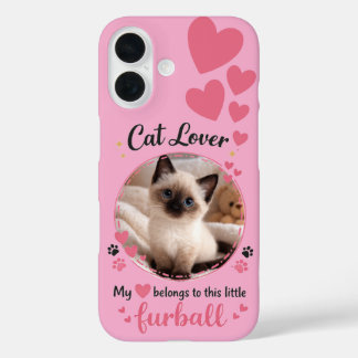 Custom Cat Lover Phone Case with Photo 