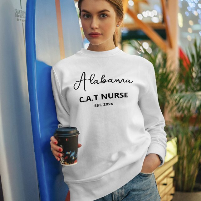 Custom Cat Lover Script City Name Pet Professional Sweatshirt (Creator Uploaded)