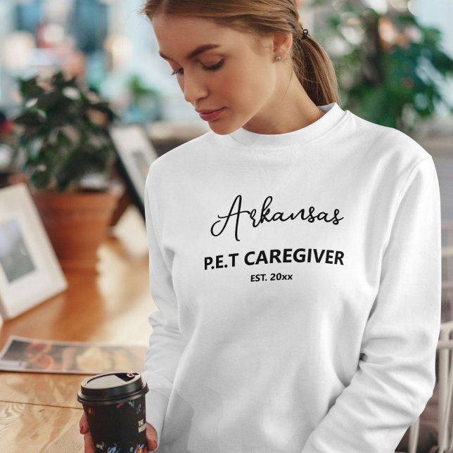 Custom Cat Lover Script Name City Professional Pet Sweatshirt (Creator Uploaded)