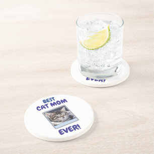 CUSTOM CAT MOM MUM EVER PET LOVE MOTHERS DAY DOG  COASTER