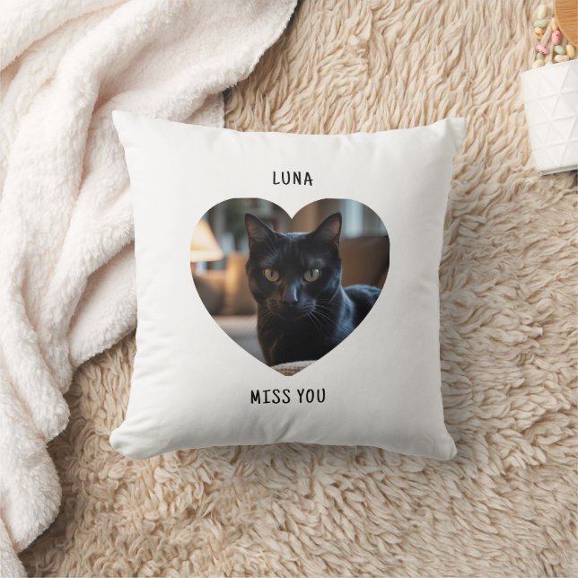 Custom Cat Pet Pillow Gift Memorial Keepsake (Blanket)