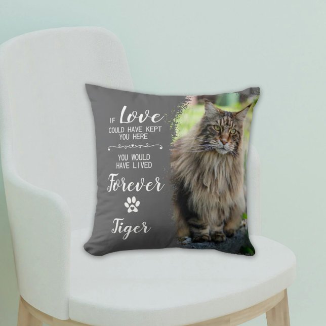 Custom Cat Photo Throw Pillow (Creator Uploaded)
