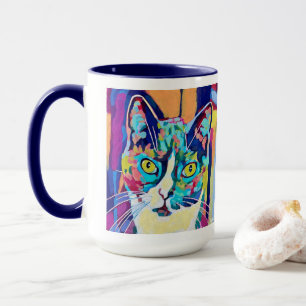 Custom Cat Portrait Painting - Forever Loved Pet Mug