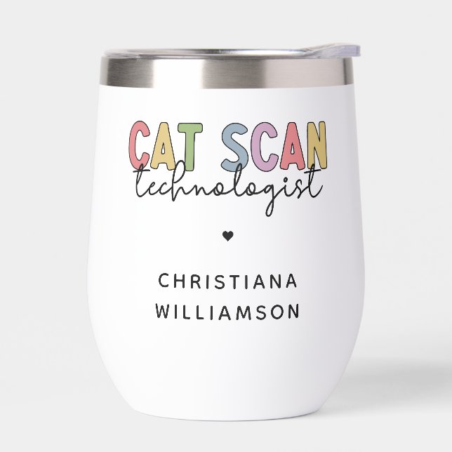 Custom CAT Scan Technologist CT Tech Gifts (Left)