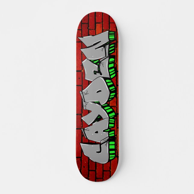 CUSTOM CAYDEN GRAFFITI SKATEBOARD (Front)