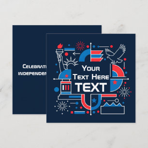 Custom Celebrate America’s 250th anniversary Holiday Card