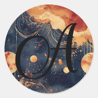 Custom Celestial Envelope Seals