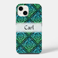 Custom Celtic Knot - Blue Green Black