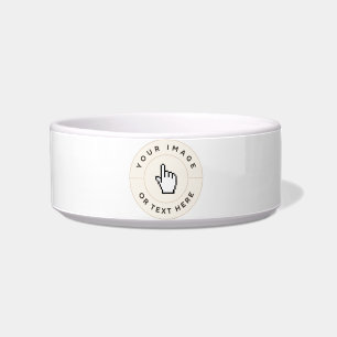 Custom - Ceramic Pet Bowl - add image/text -Medium