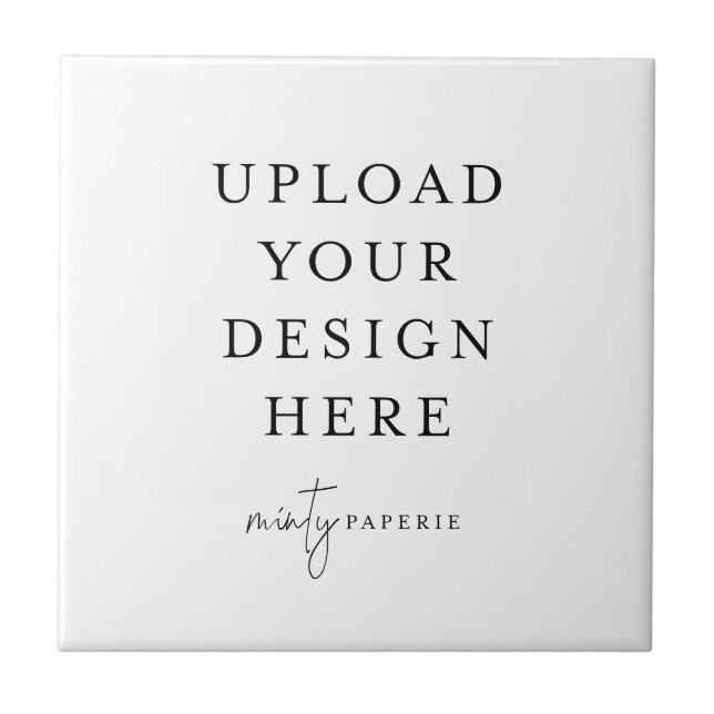 Custom Ceramic Tile - Do It Yourself (Front)