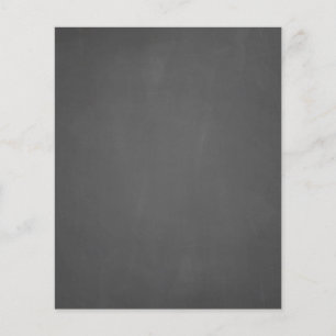 Custom Chalkboard Background Template Flyer