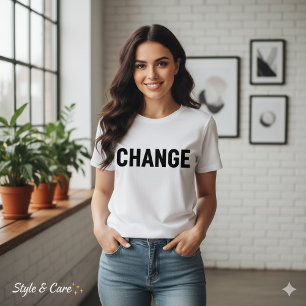 Custom Change Text Tee for Women Bella Canvas