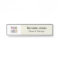 Custom Changeable Name Plate with Company Logo